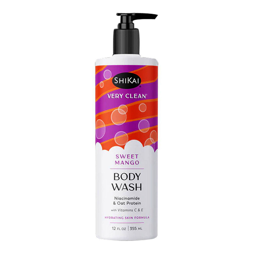 ShiKai Very Clean Body Wash, Sweet Mango, 12 Oz